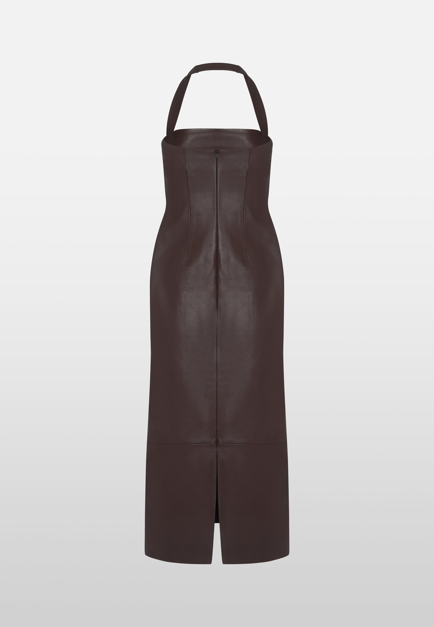 A LITTLE LATER THAN PLANNED LEATHER DRESS