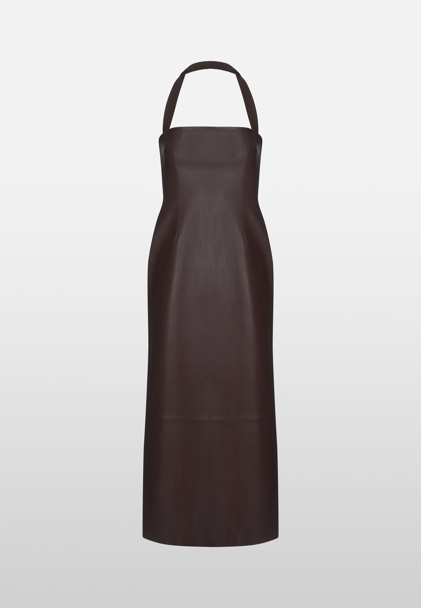 A LITTLE LATER THAN PLANNED LEATHER DRESS