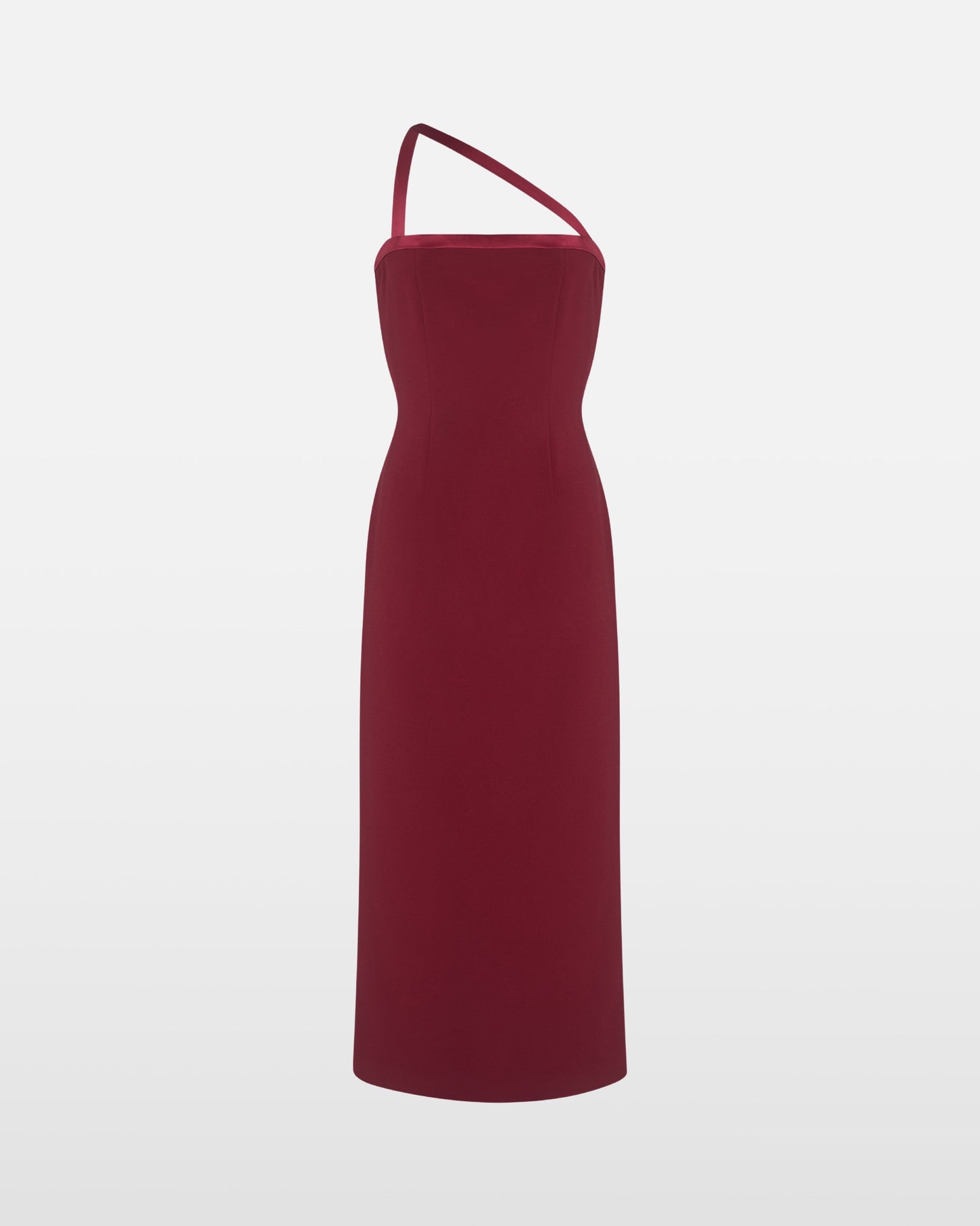 THE THIS WAY AND THAT WAY DRESS IN BURGUNDY
