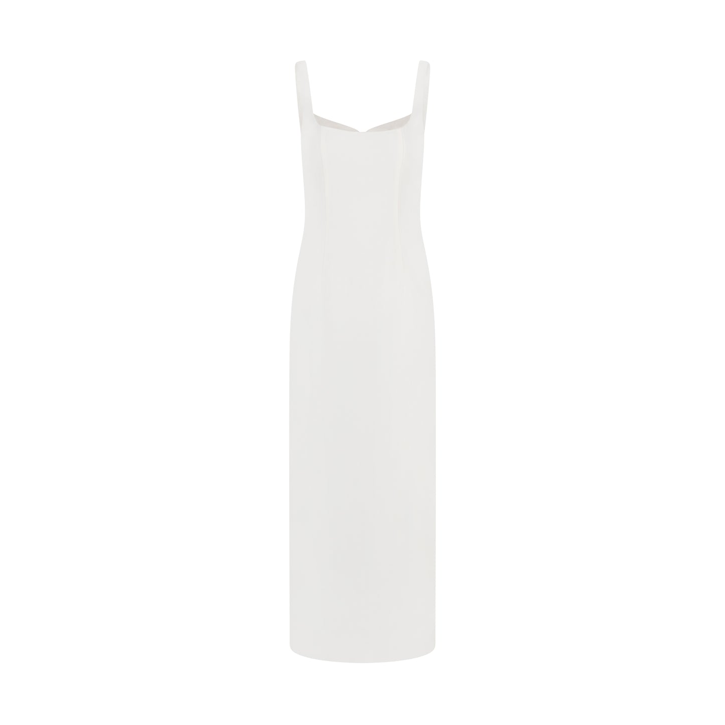 STYLE 113 // SQUARE ORGANZA PEEKABOO SILK CREPE ANKLE LENGTH