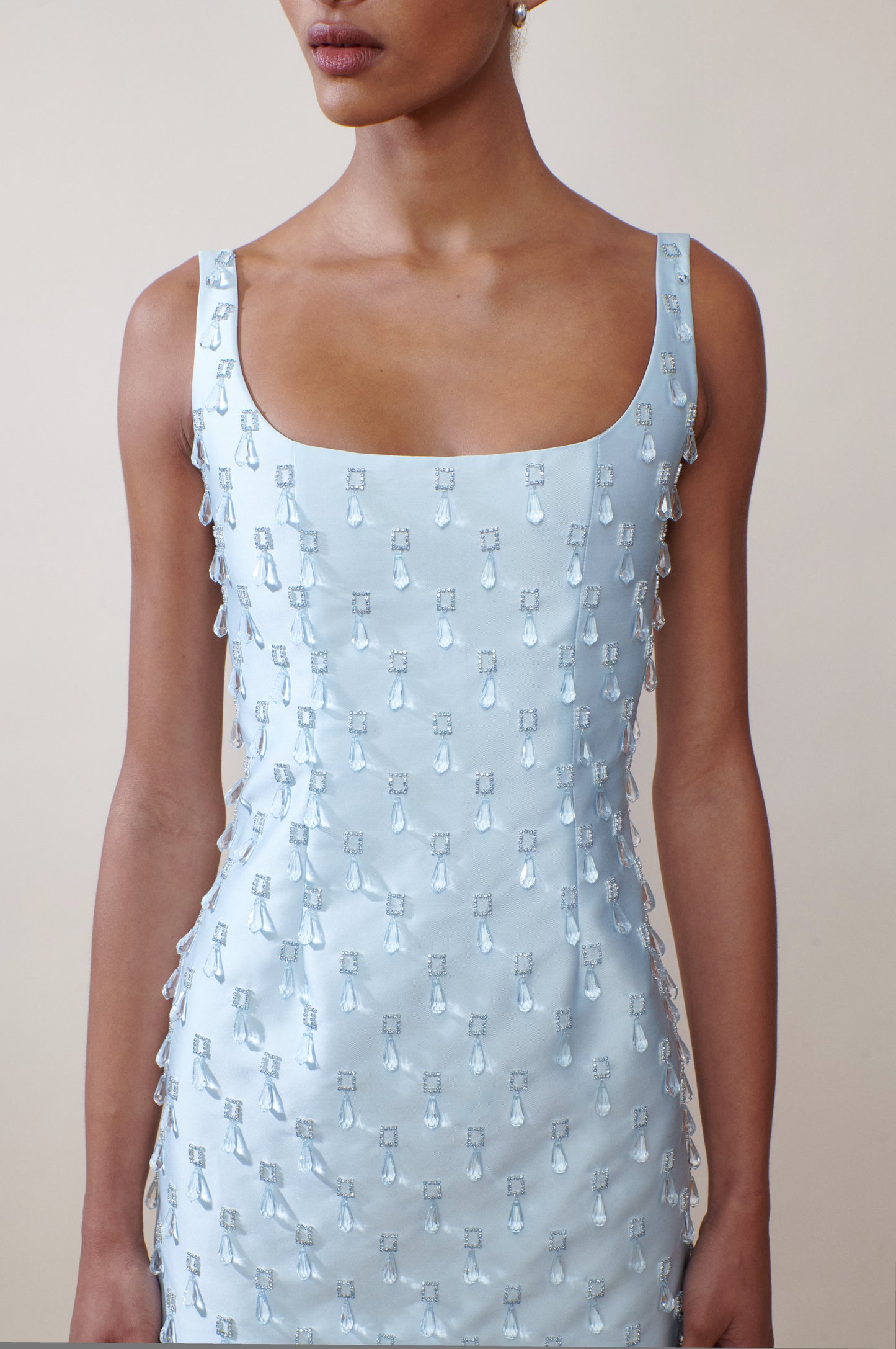 A DROP MORE DRESS IN BLUE