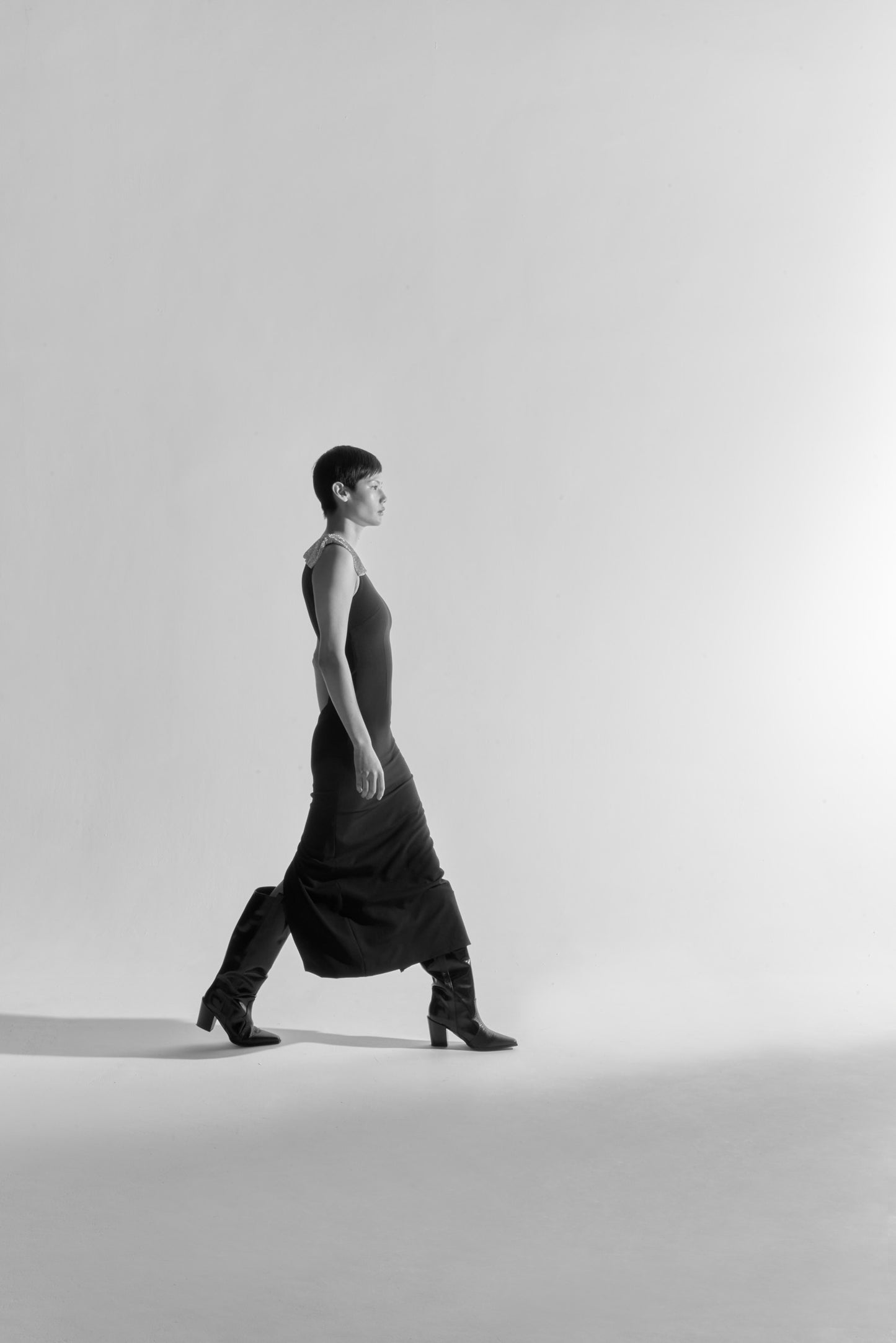 THE TAKE A BOW DRESS IN BLACK