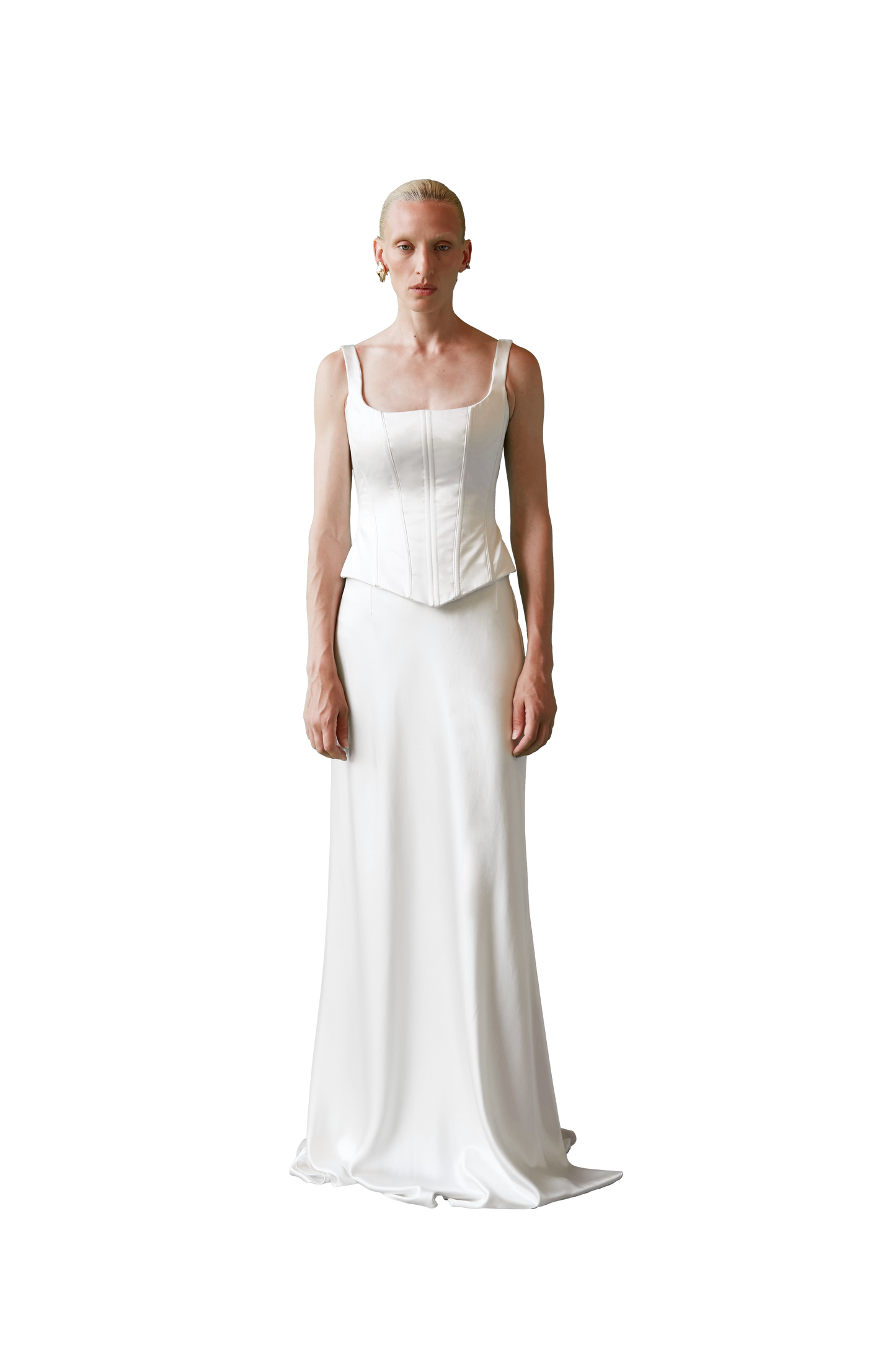 STYLE 141 // SQUARE NECK CORSET WITH STRAPS