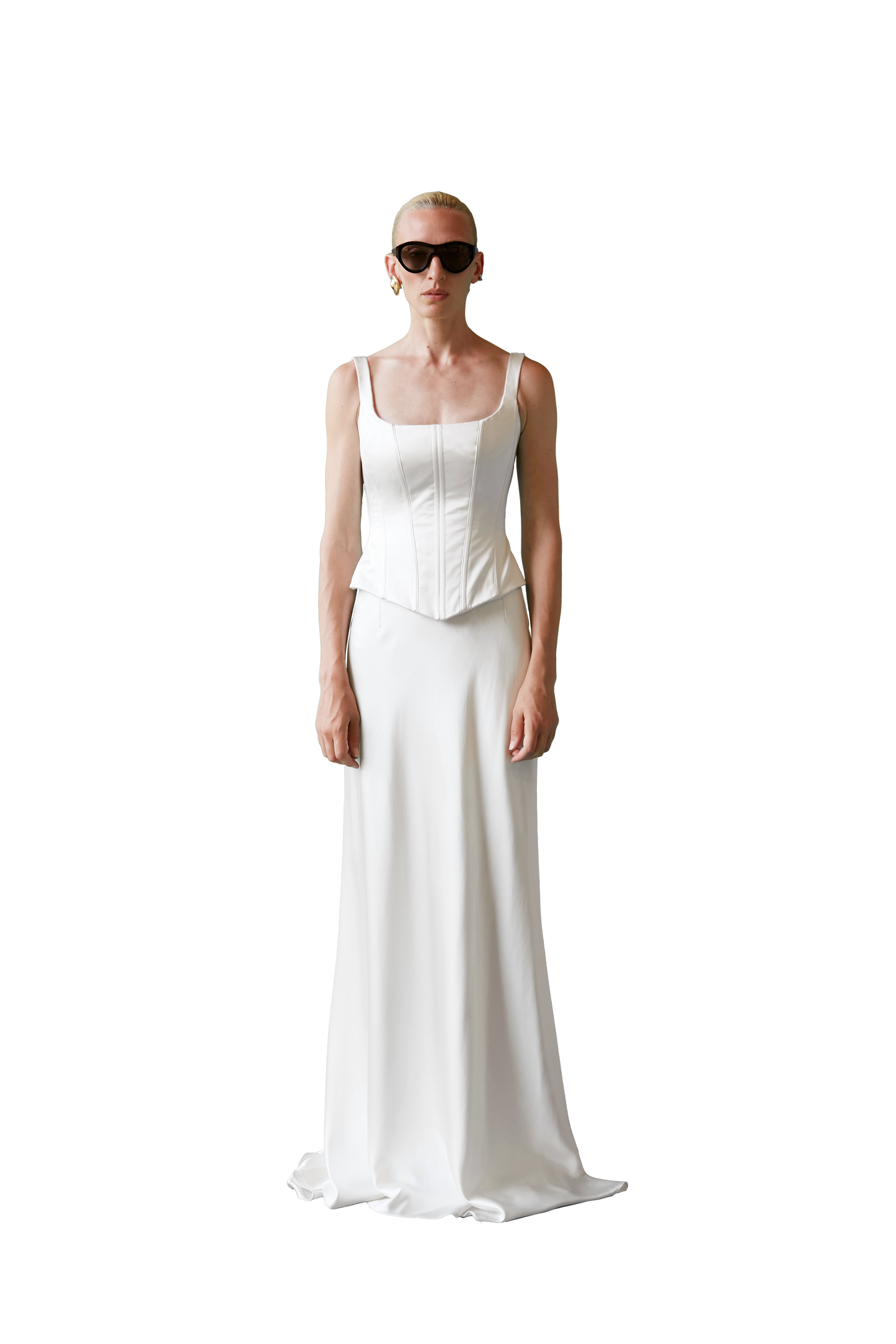 STYLE 141 // SQUARE NECK CORSET WITH STRAPS