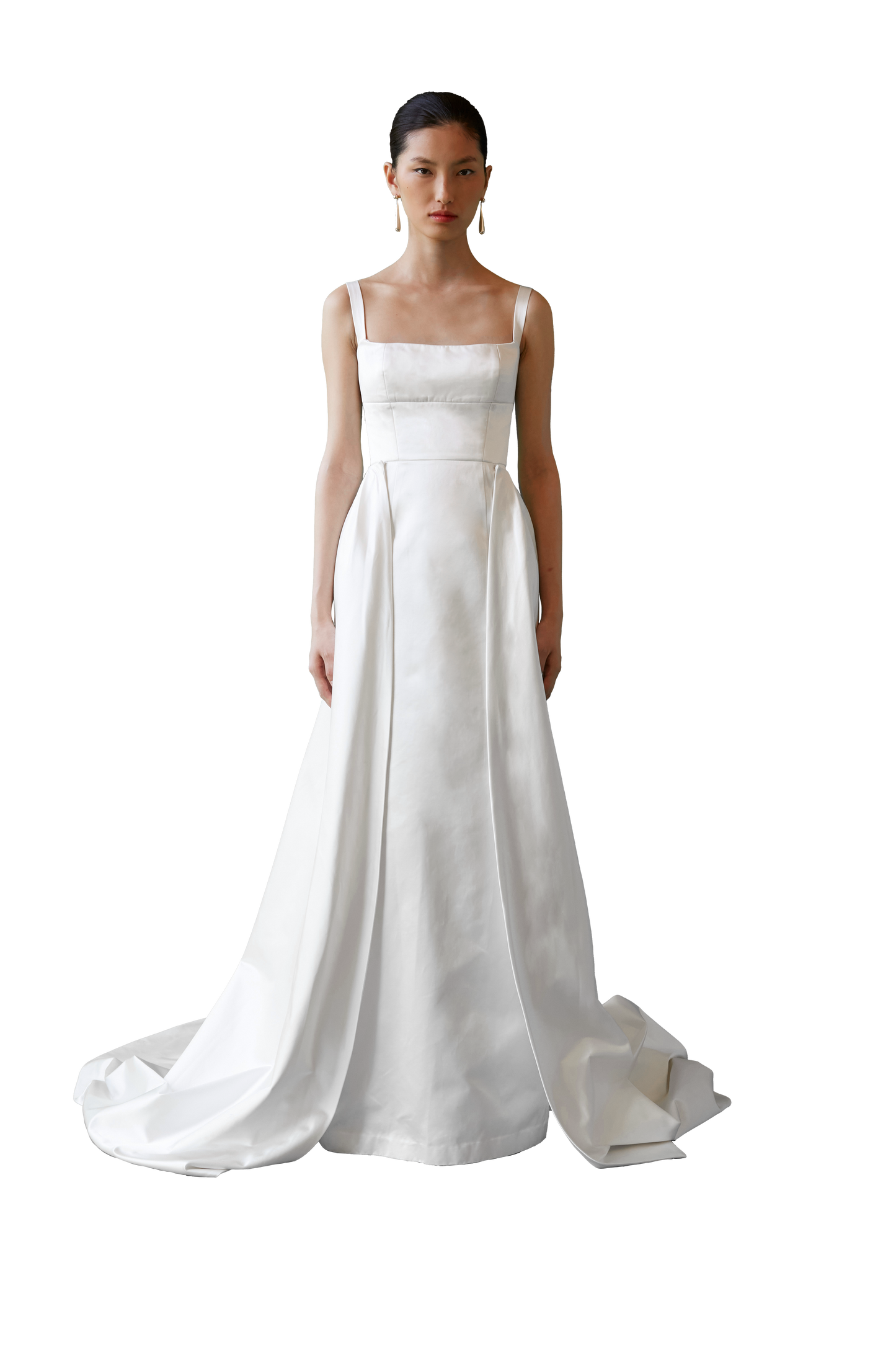 STYLE 137 // DUCHESSE SATIN COLUMN GOWN