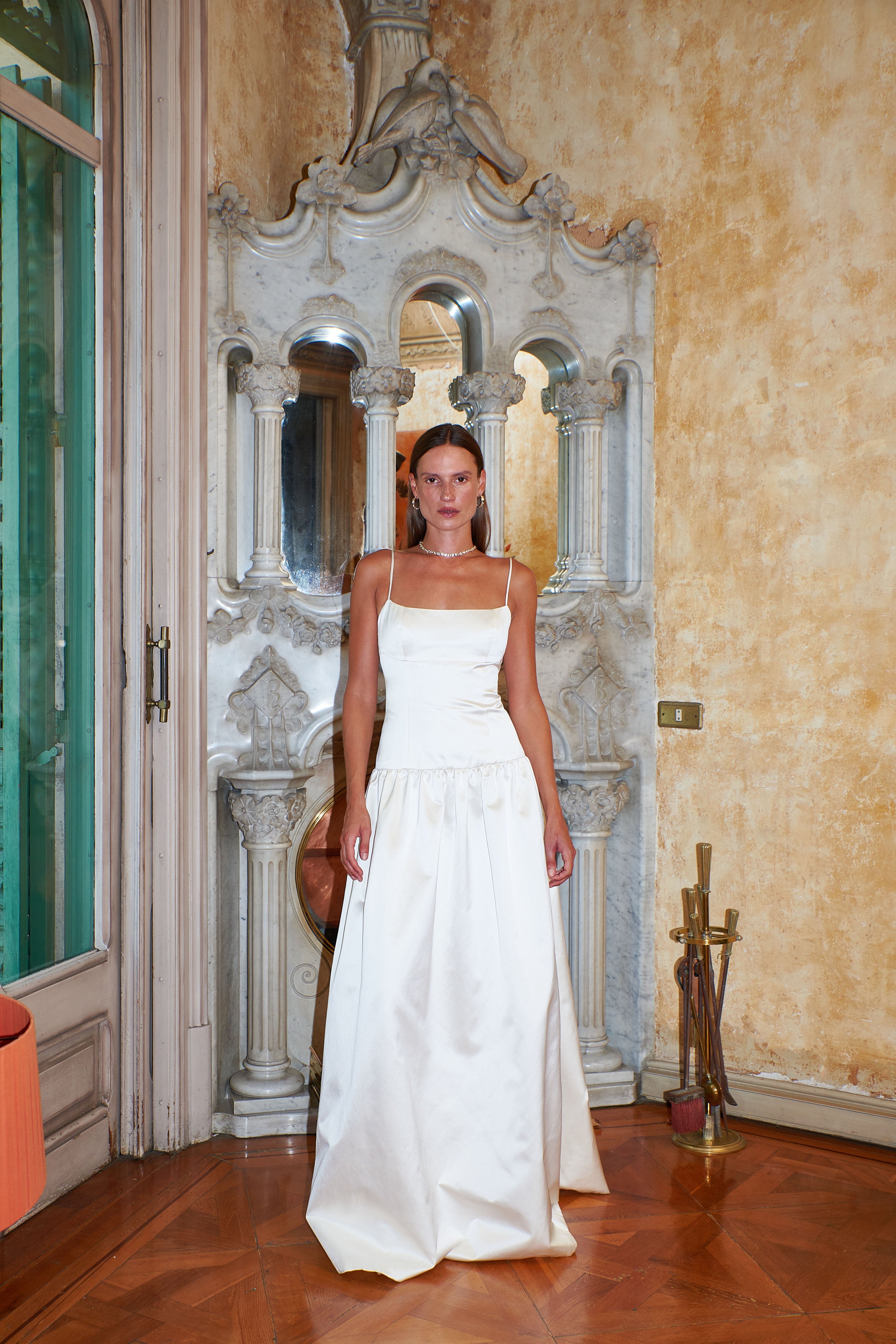 STYLE 003 // DUCHESSE SATIN DROP WAIST GOWN WITH BUST DETAIL THE OWN STUDIO STYLE 003 // DUCHESSE SATIN DROP WAIST GOWN WITH BUST DETAIL THE OWN STUDIO