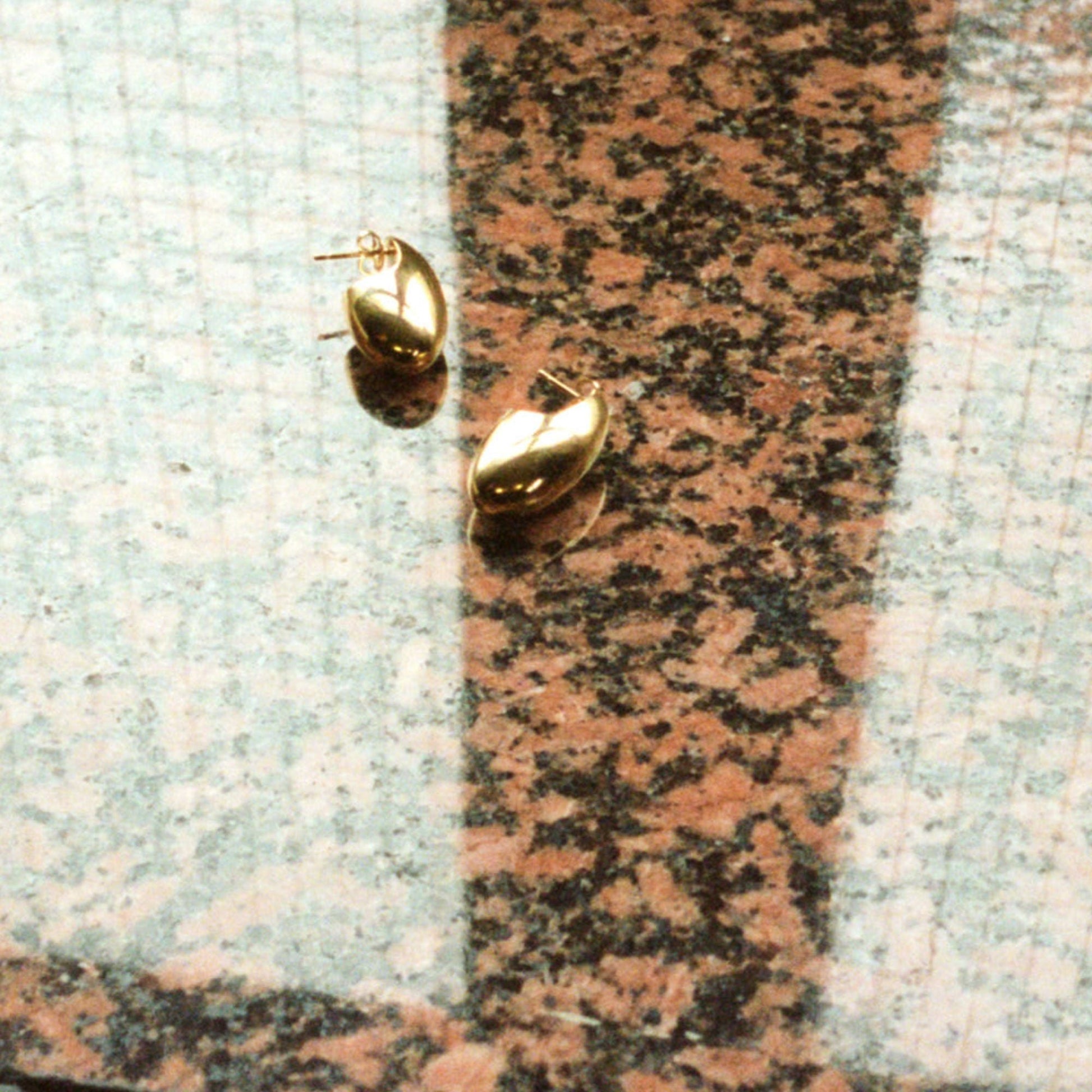 chunky gold earrings