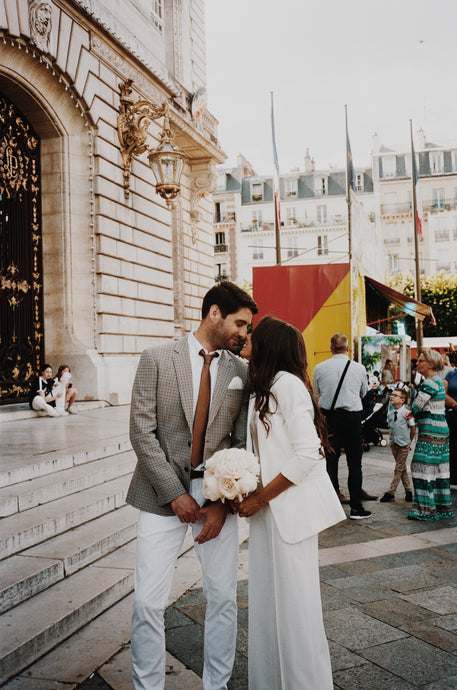 SILVIA + YOUENN // an elopement at the Mairie de Levallois-Perret