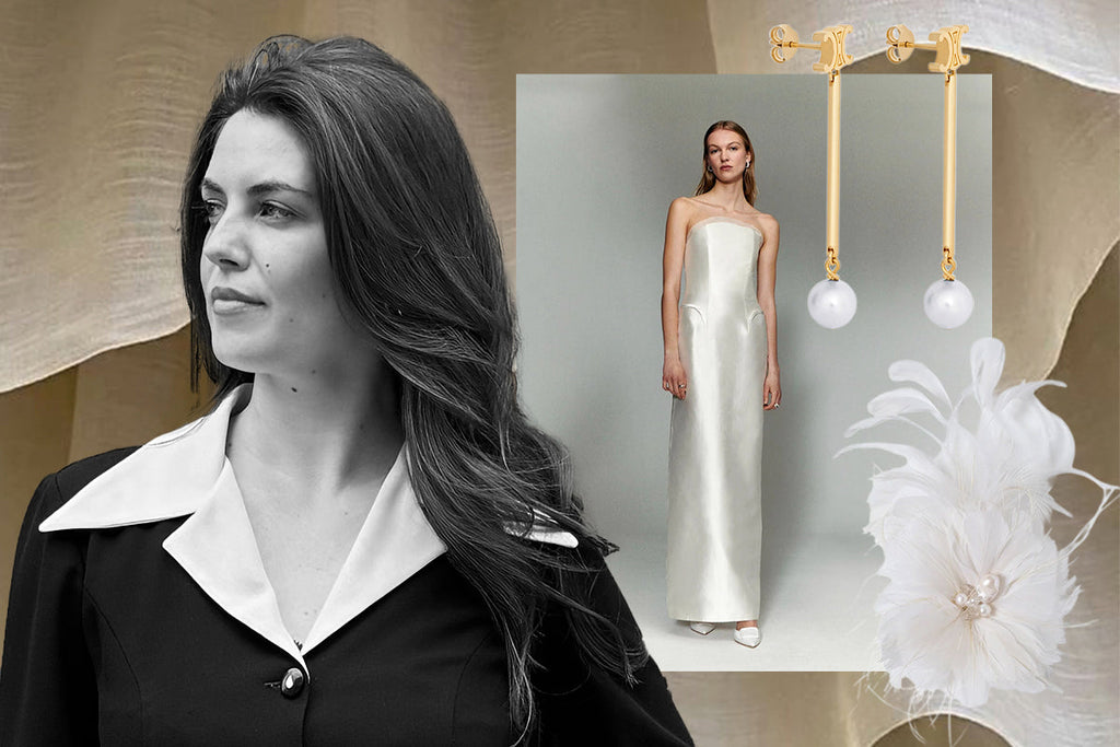 What our fashion team are loving this month: column gowns