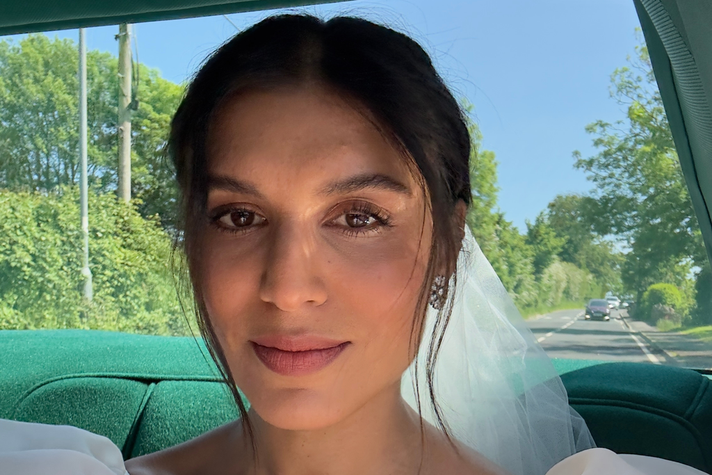 The blusher trick India Cardona used on her wedding day (plus, other beauty lessons)