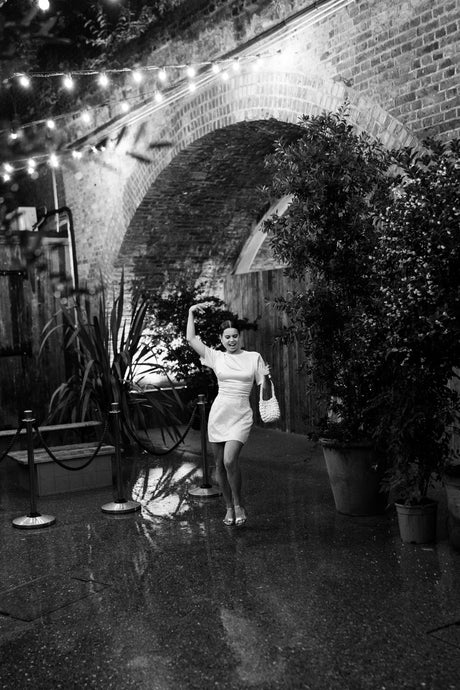 LIV + OLI // a laid back wedding and a glittery second look make for one hell of an after party