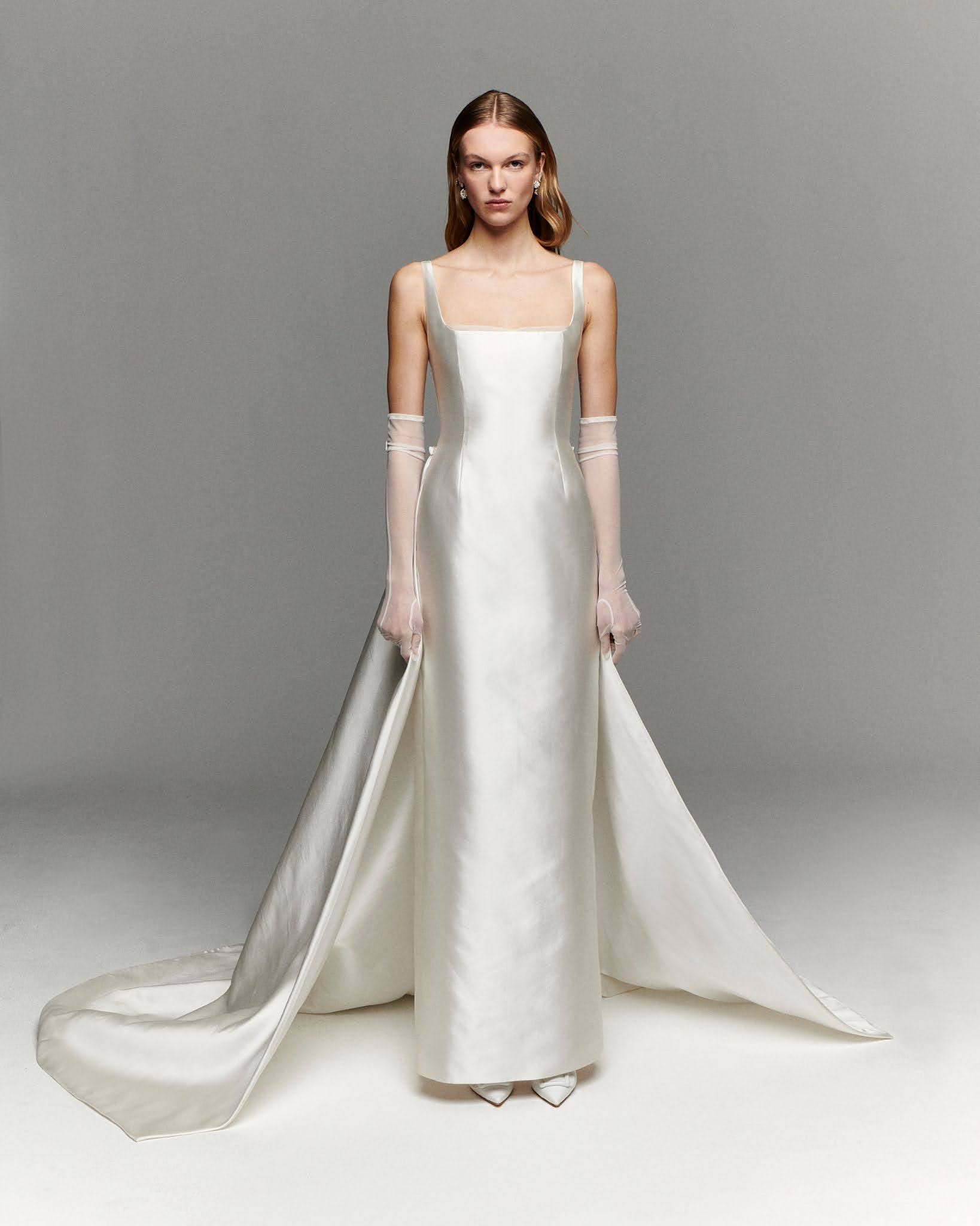 STYLE 111 // ORGANZA PEEKABOO SILK MIKADO GOWN THE OWN STUDIO STYLE 111 // ORGANZA PEEKABOO SILK MIKADO GOWN THE OWN STUDIO