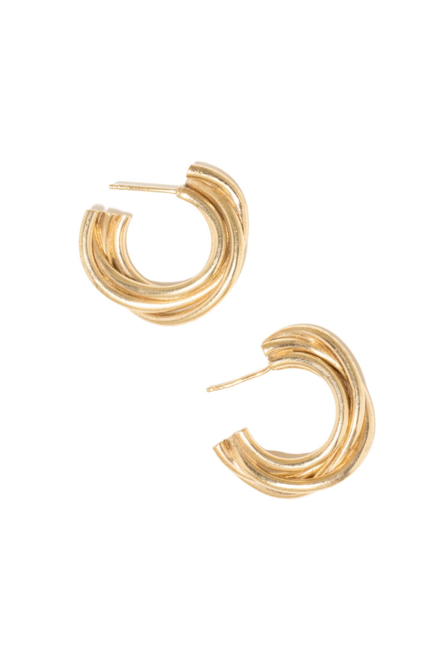 COMPLETED WORKS // GOLD VERMEIL HOOPS
