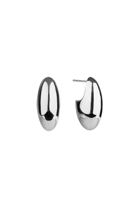 OTIUMBERG // PEBBLE EARRINGS IN SILVER