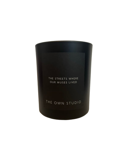 THE OWN STUDIO CANDLE // THE STREETS WHERE OUR MUSES LIVED
