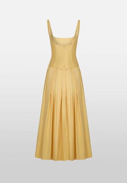 BRING BACK THE GOLDEN SUNSHINE GOWN IN BUTTERCUP YELLOW