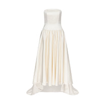 Satin Ankle Length Dress 63092