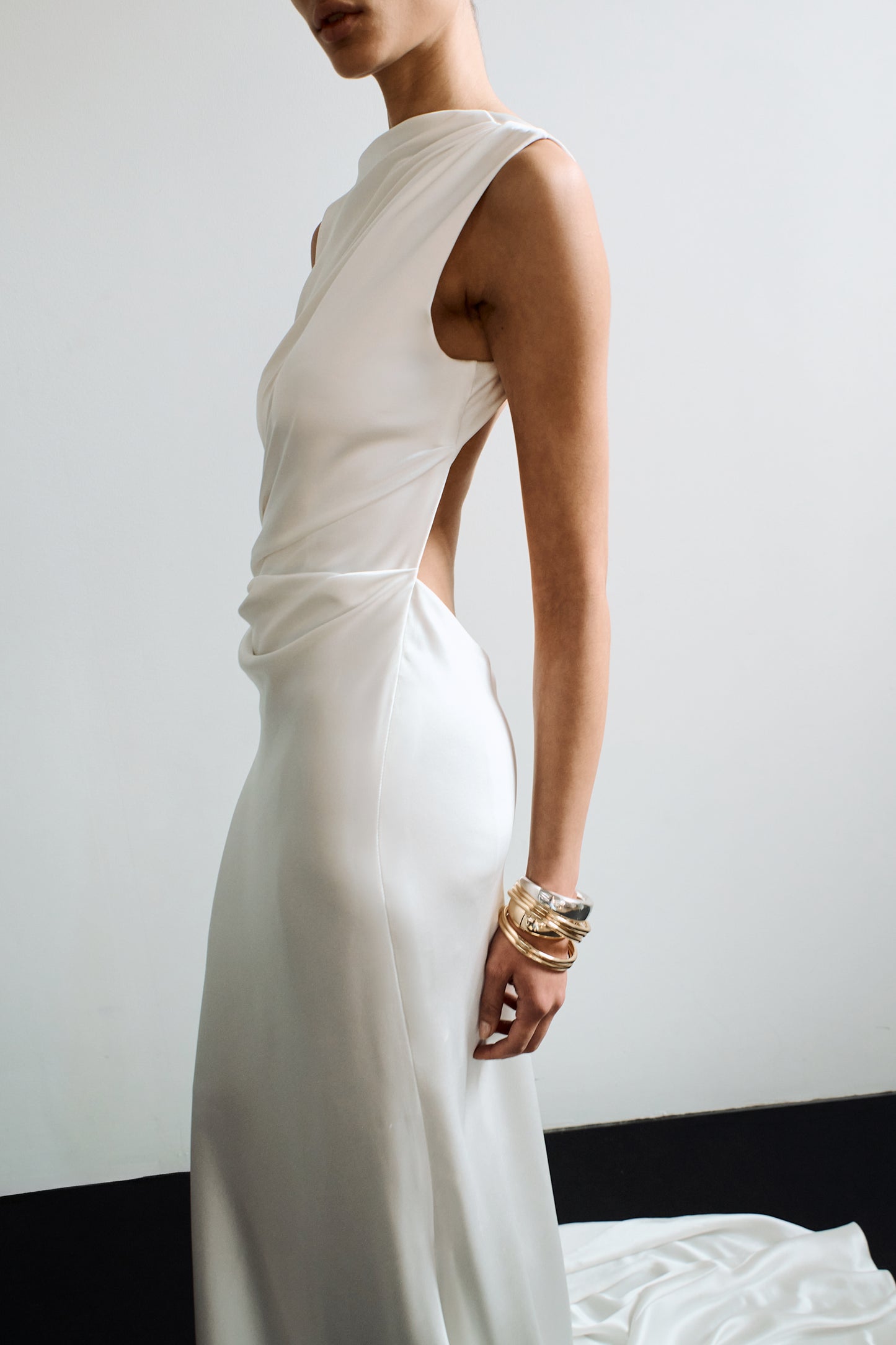STYLE 192 // BIAS GOWN WITH OPEN BACK
