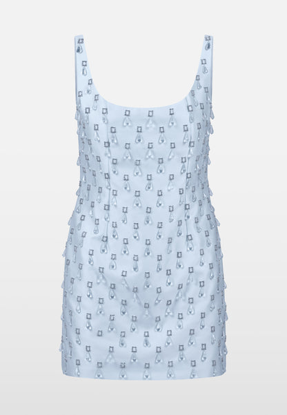A DROP MORE DRESS IN BLUE