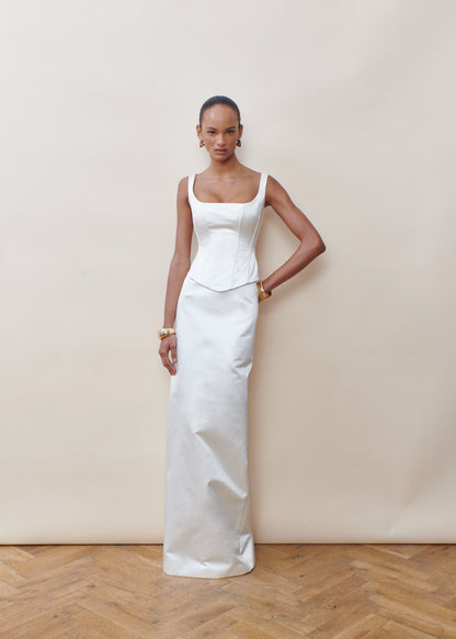 STYLE 141 // SQUARE NECK CORSET WITH STRAPS