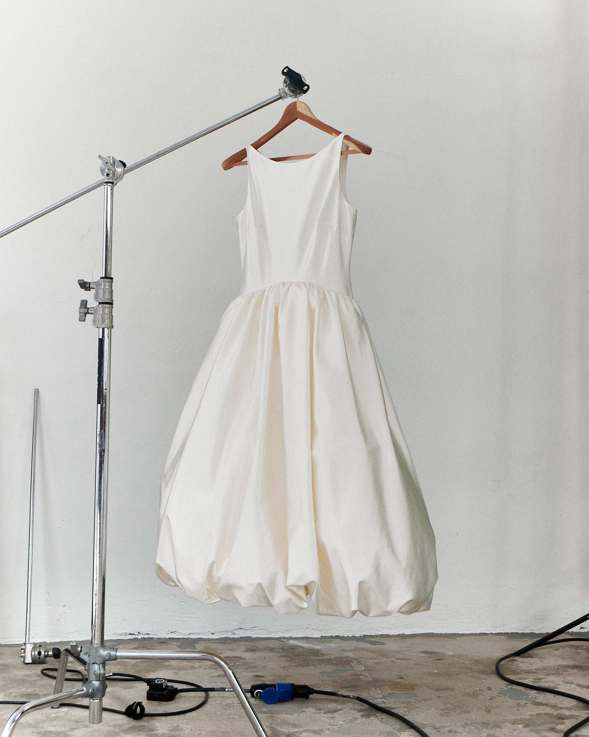 STYLE 115 // DUCHESSE SATIN BUBBLE HEM IN IVORY THE OWN STUDIO STYLE 115 // DUCHESSE SATIN BUBBLE HEM IN IVORY THE OWN STUDIO
