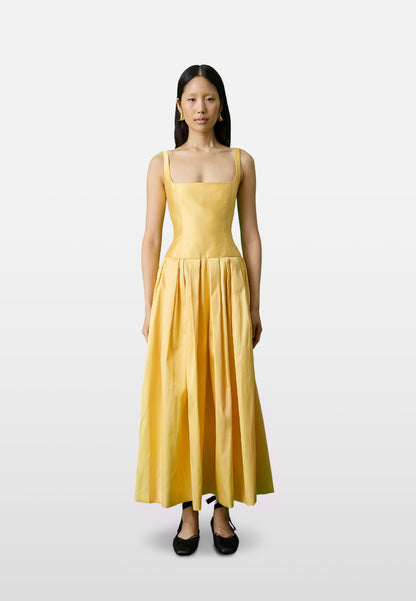 BRING BACK THE GOLDEN SUNSHINE GOWN IN BUTTERCUP YELLOW