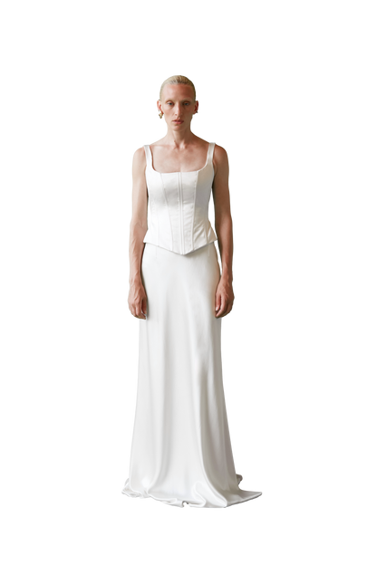 STYLE 141 // SQUARE NECK CORSET WITH STRAPS