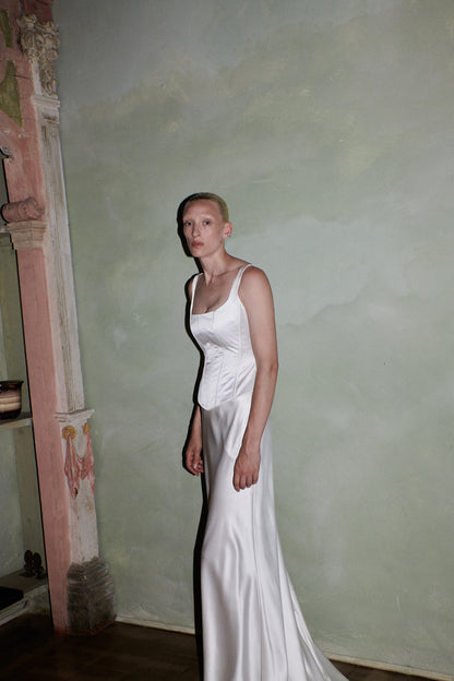 STYLE 141 // SQUARE NECK CORSET WITH STRAPS
