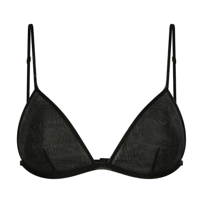 STYLE 101 // BLACK SILK ORGANZA BRALETTE