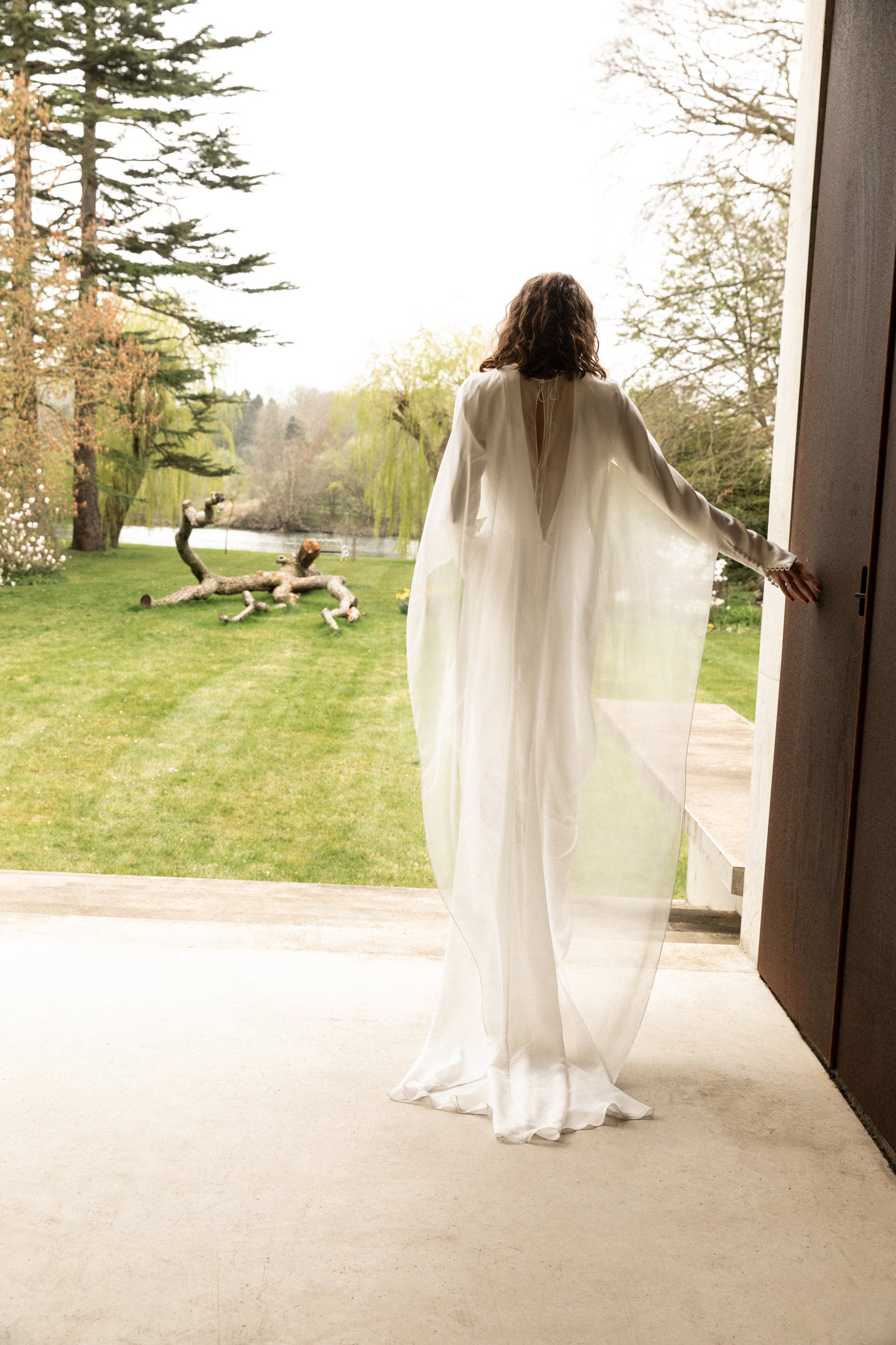 STYLE 037 // SILK CHIFFON CAPE