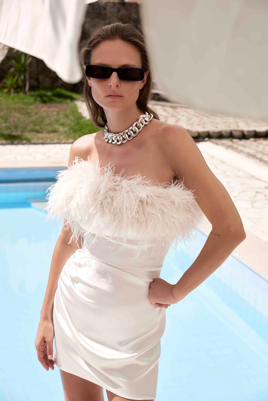 STYLE 063 // OSTRICH FEATHER BOA