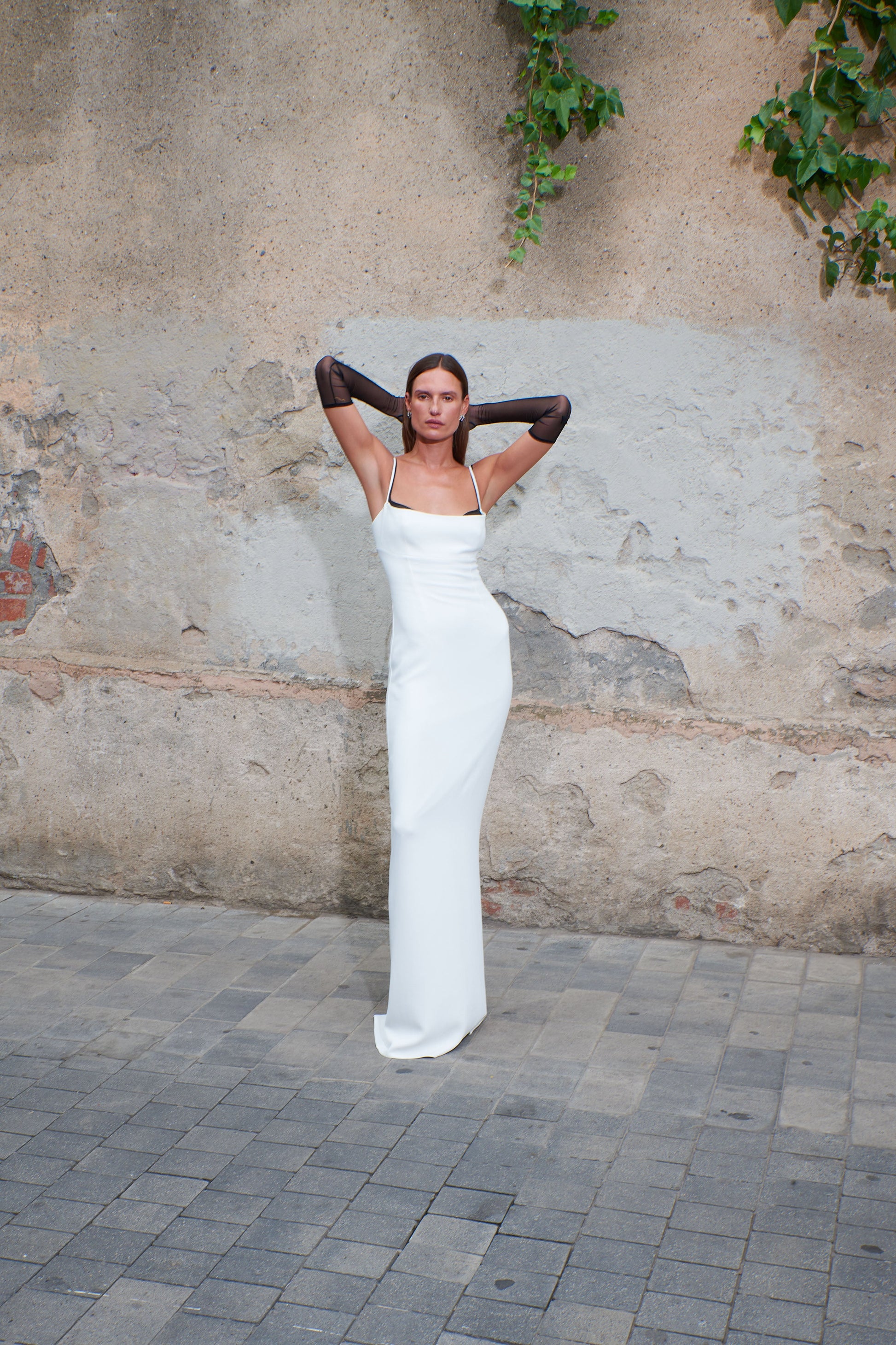 STYLE 001 // STRETCH CREPE COLUMN DRESS THE OWN STUDIO STYLE 001 // STRETCH CREPE COLUMN DRESS THE OWN STUDIO